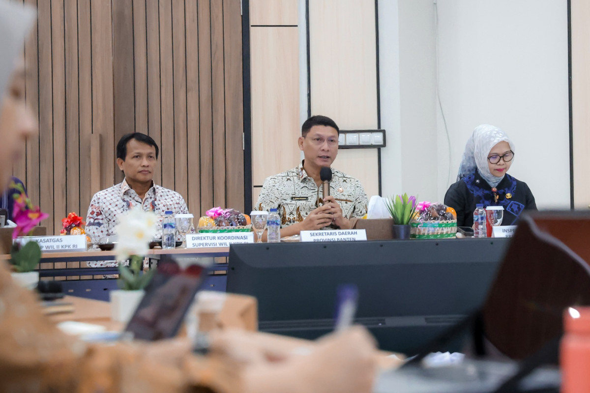 Pemprov Banten dan KPK Gelar Rakor Pengelolaan Pajak Daerah