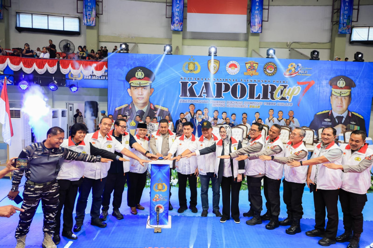 Hadiri Kejurnas Taekwondo Kapolri Cup VII, Wagub Dimyati Usulkan Bela Diri Jadi Mulok