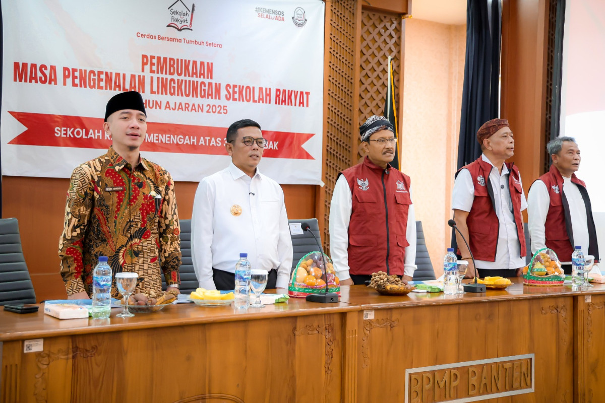 Hadiri Pembukaan MPLS Sekolah Rakyat, Gubernur Banten Andra Soni: Perjuangkan Keadilan Sosial Masyarakat