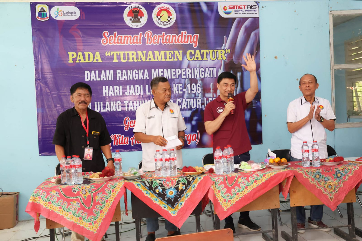 Buka Turnamen Catur, Wagub Banten A Dimyati Natakusumah: Catur Banyak Filosofinya