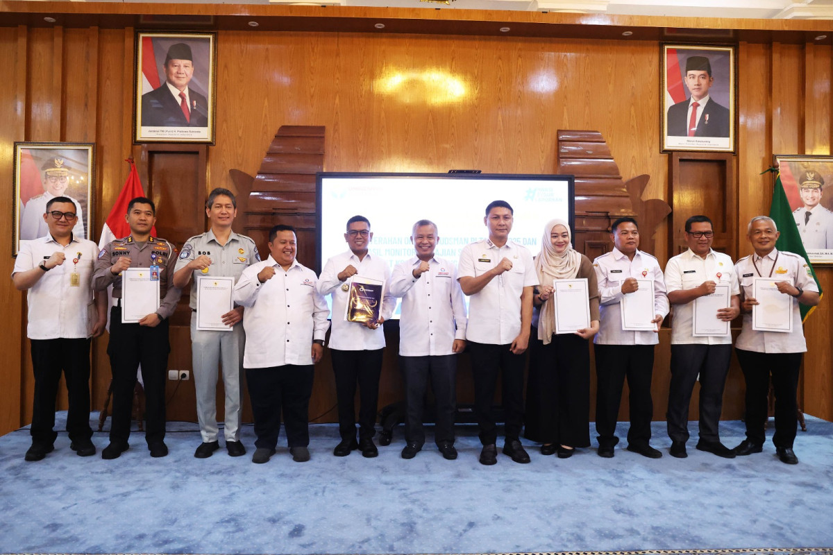 Pemprov Banten Raih Opini Kualitas Tinggi Tanpa Maladministrasi dari Ombudsman RI