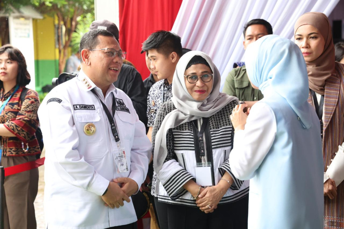 Pj Gubernur Banten A Damenta Sambut Kunjungan Istri Wapres RI Selvi Gibran Rakabuming Bersama Seruni Kabinet Merah Putih