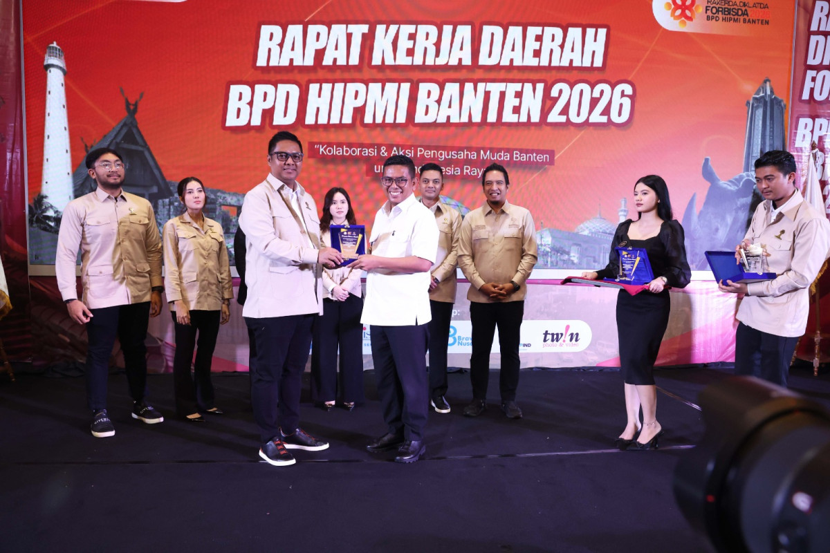 Buka Rakerda HIPMI Banten, Gubernur Andra Soni Minta Pengusaha Aktif Bangun Ekonomi Daerah