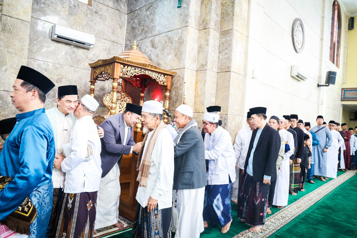 Momen Lebaran di Pandeglang, Lansia Doakan Wagub Dimyati Tetap Sehat Memimpin
