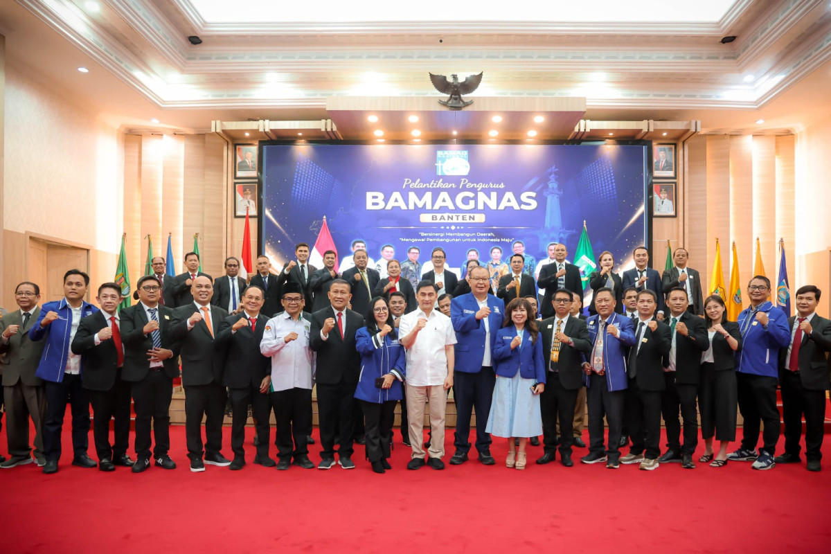 Kukuhkan Pengurus Bamagnas, Wagub Dimyati Ajak Organisasi Keagamaan Perkuat Kerukunan