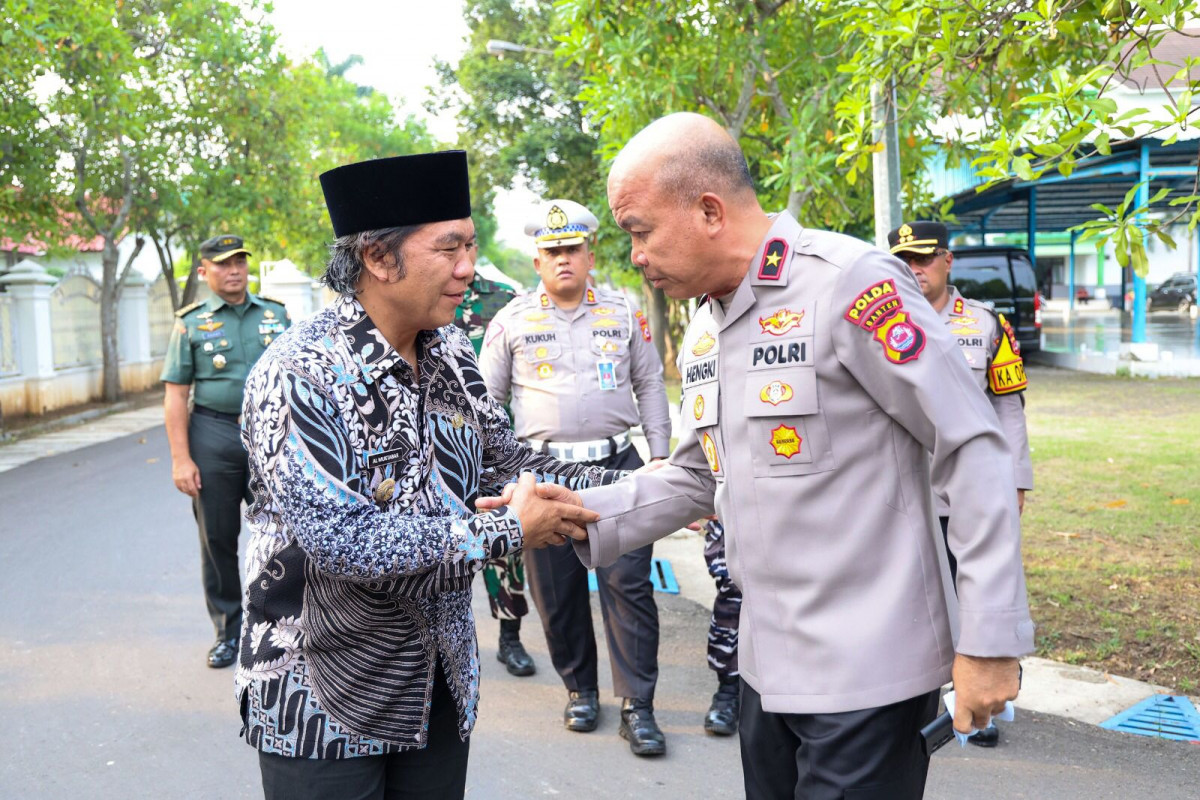 Forkopimda Provinsi Banten sampaikan Capaian Kamtibmas ke Wapres Ma'Ruf Amin