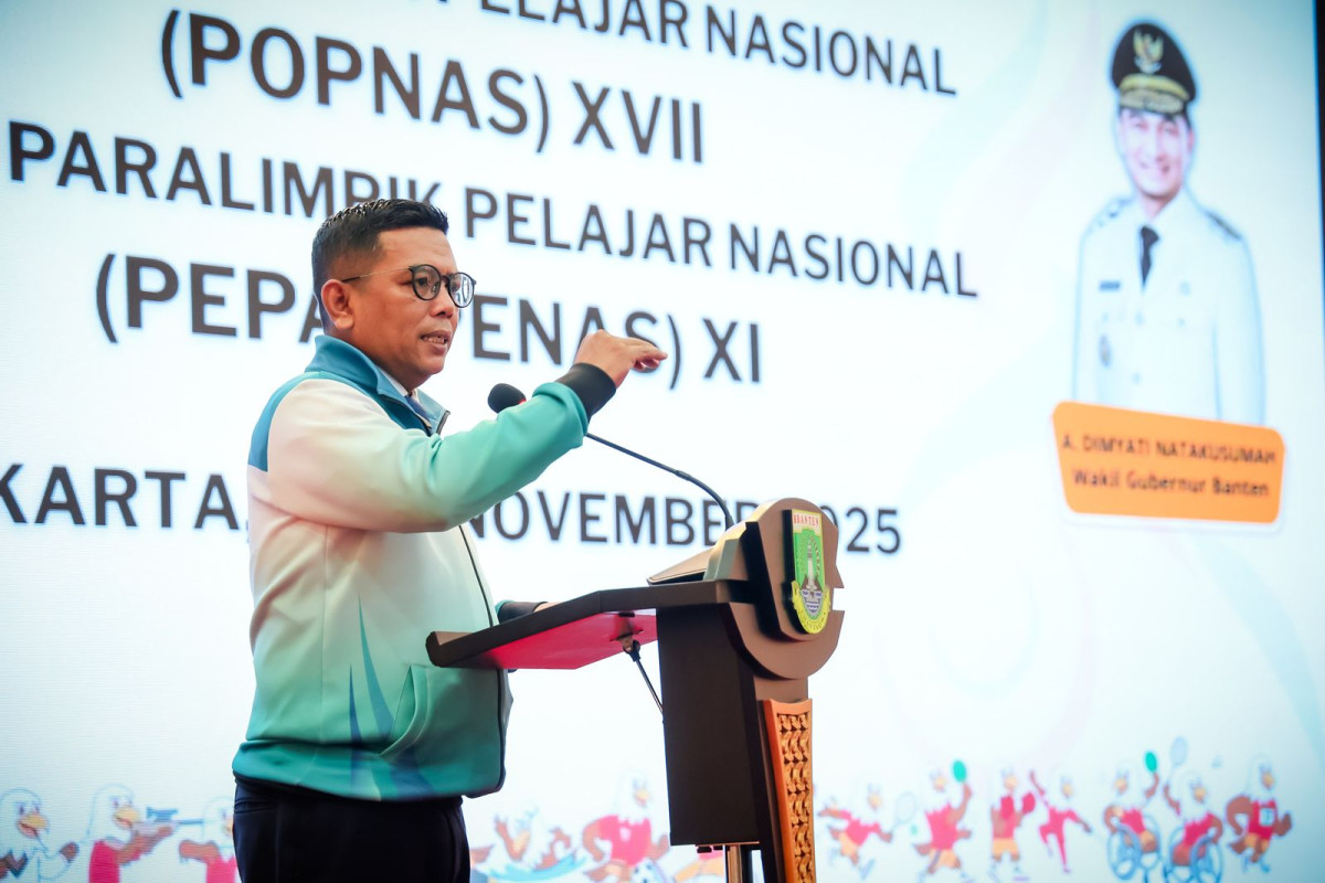 Gubernur Andra Soni Lepas Kontingen Atlet Banten ke Popnas dan Peparpenas 2025