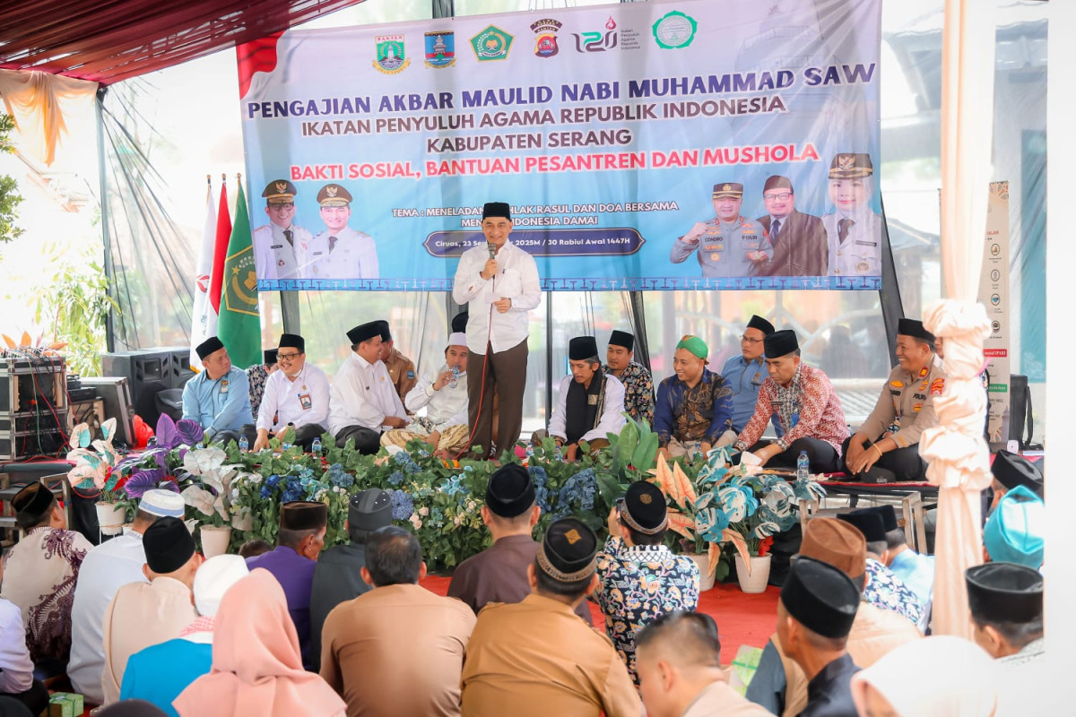 Wakil Gubernur Banten A Dimyati Natakusumah Ajak Masyarakat Teladani Nabi Muhammad SAW