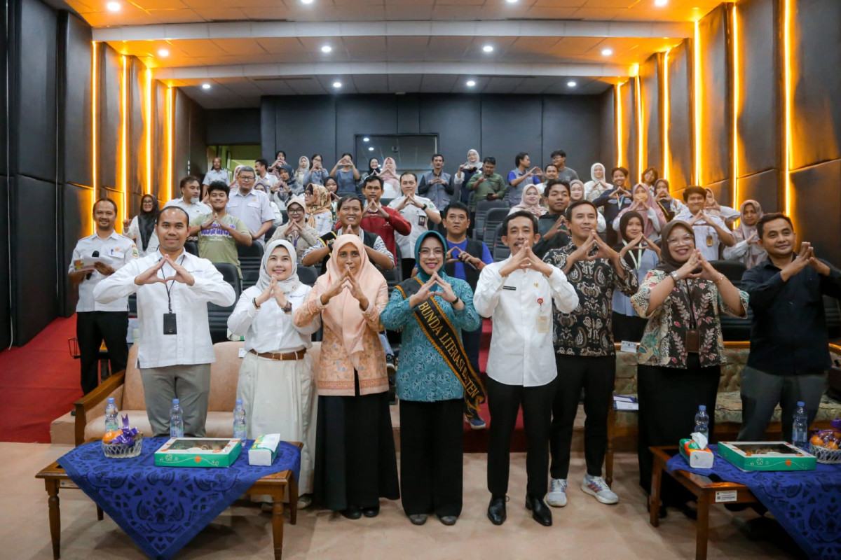 Tinawati Andra Soni Ajak Anak-anak Banten Tingkatkan Kemampuan Literasi