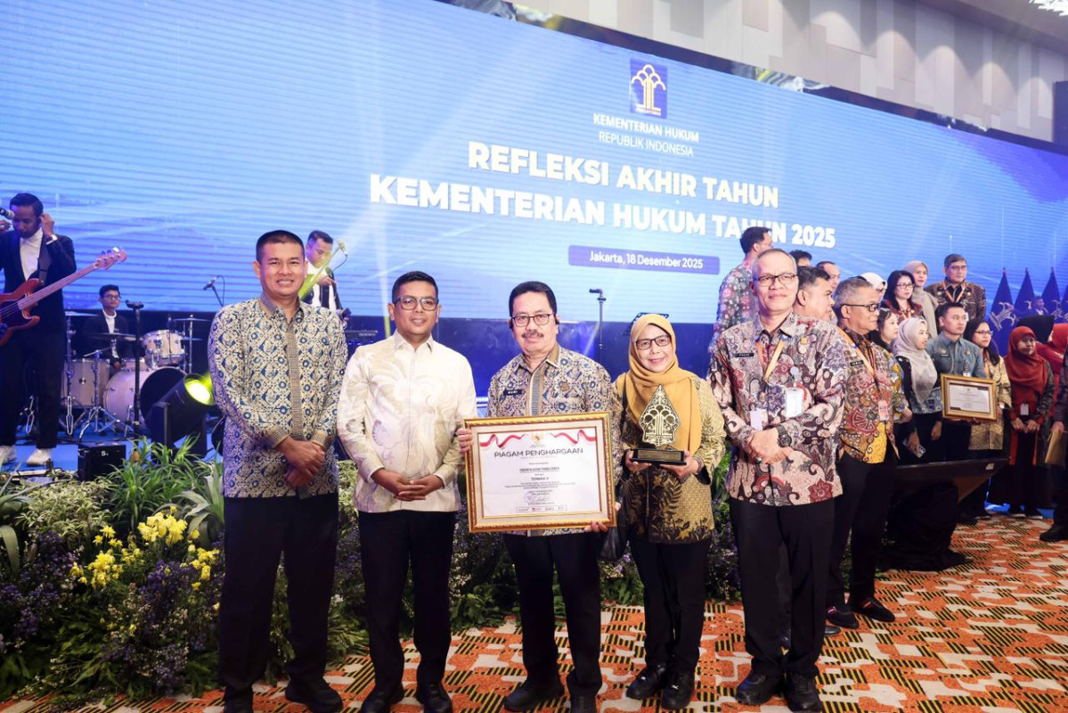 Raih Peringkat II Nasional, Pemprov Banten Catat Skor 99,64 pada Indeks Reformasi Hukum 2025