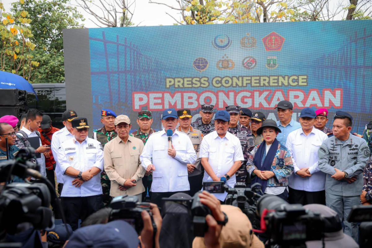 Pembongkaran Pagar Laut, Pj Gubernur Banten A Damenta: Atas Perintah Bapak Presiden Prabowo Subianto