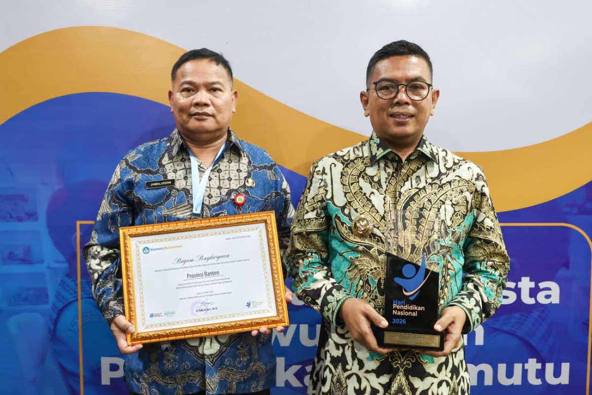Provinsi Banten Raih Penghargaan Penerapan Budaya Sekolah Aman dan Nyaman