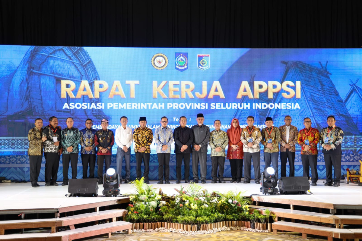 Hadiri Raker APPSI, Gubernur Andra Soni Tegaskan Komitmen Dukung Pemberdayaan UMKM