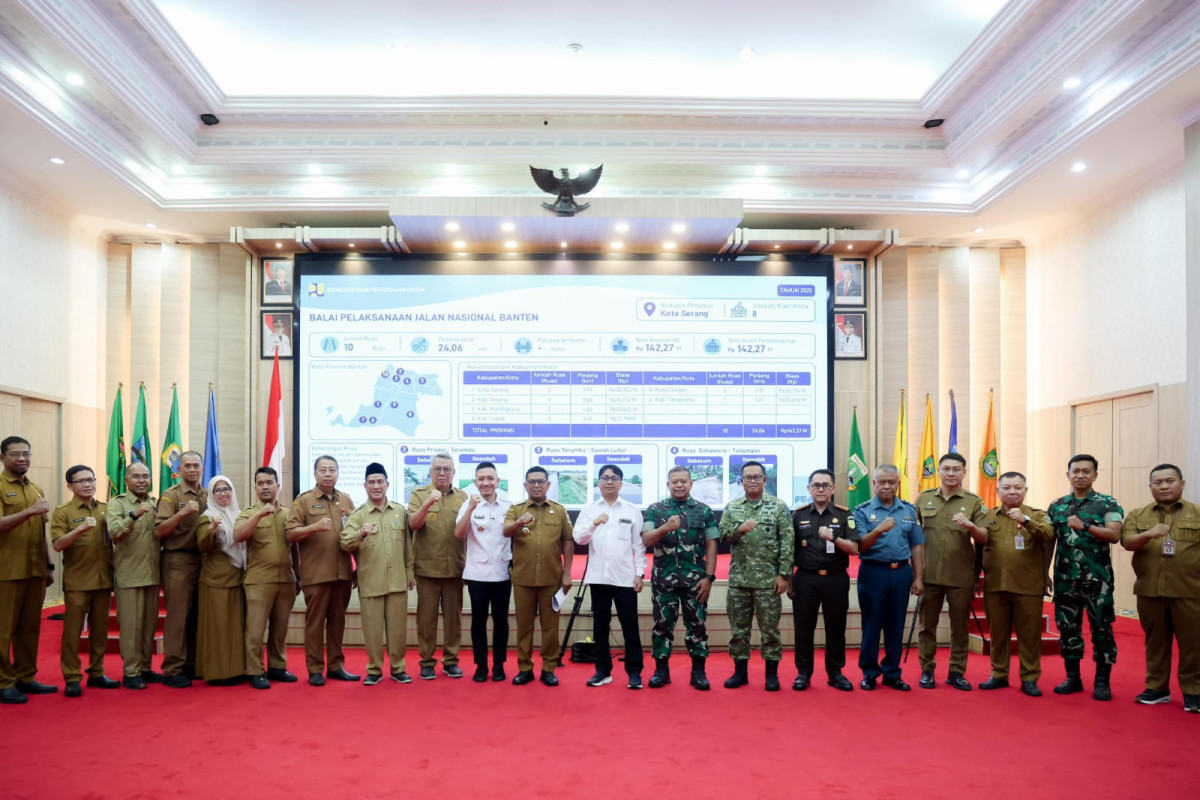 Infrastruktur Banten Diperkuat, Pemprov Ajukan 50 Ruas Jalan Melalui IJD 2026