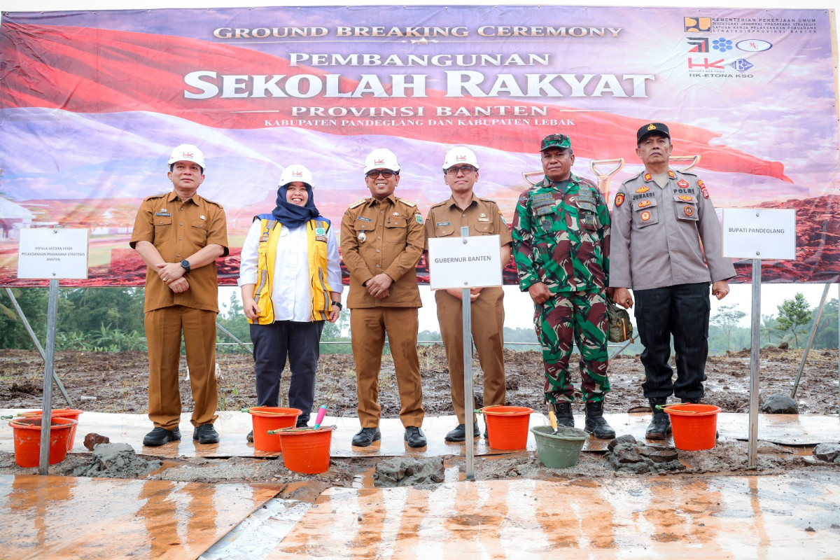Dukung Asta Cita Presiden, Gubernur Banten Andra Soni Mulai Pembangunan Sekolah Rakyat di Banten