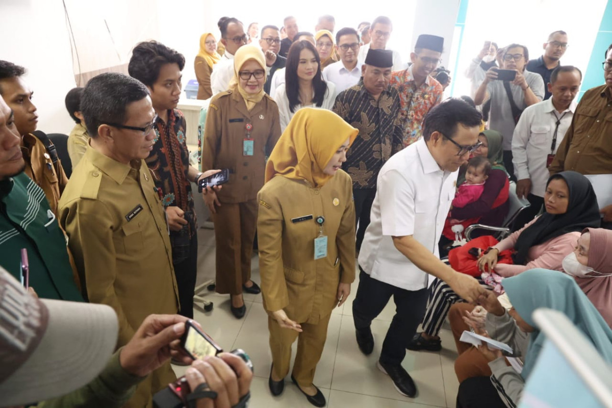 Dampingi Menko Pemberdayaan Masyarakat, Pj Sekda Nana Supiana: Pemprov Banten Sambut Program Cek Kesehatan Gratis