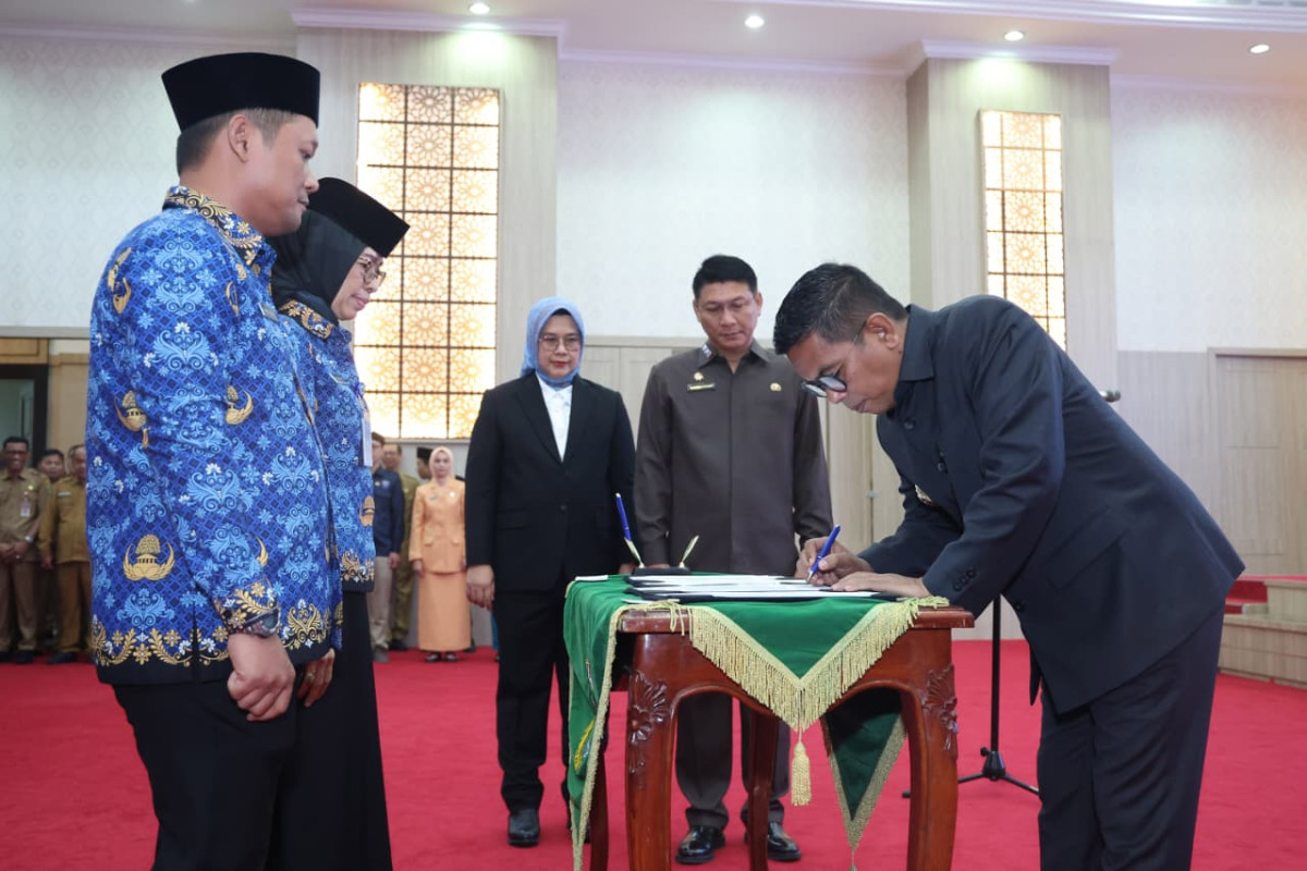 Berbasis Manajemen Talenta, 132 Pejabat Pemprov Banten Resmi Dilantik