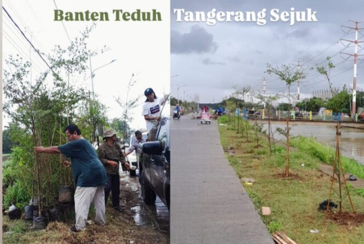 Gerakan 'Banten Teduh Tangerang Sejuk' Dukung KemenLH Tanam 2 Milyar Pohon