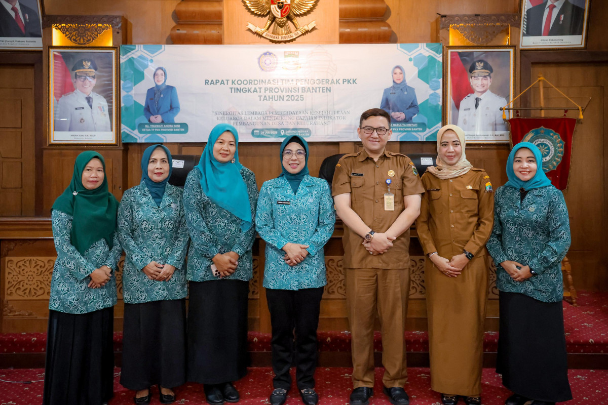Rakor TP PKK Provinsi Banten, Tinawati Andra Soni : Untuk Perkuat Sinergi TP PKK se-Provinsi Banten
