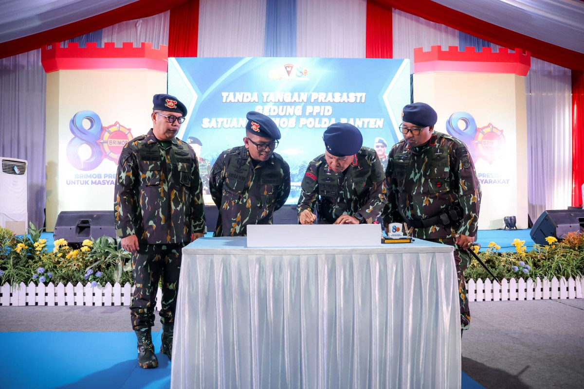 Banten Perkuat Sinergi dengan Brimob, Gubernur Andra Soni: Keamanan Kunci Pertumbuhan Ekonomi