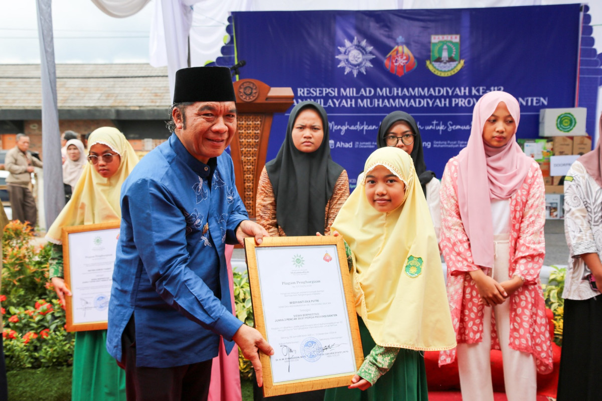 Pj Gubernur Banten Al Muktabar: Selamat Milad Muhammadiyah ke-112