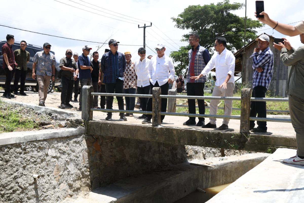 Petani Lebak Minta Wagub Dimyati Bangun Irigasi Tersier di Cibinuangeun