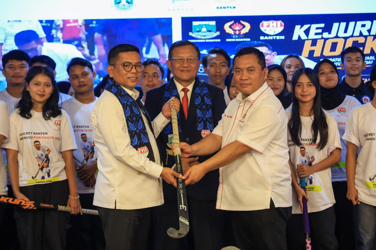 Gubernur Andra Soni Dorong Pembinaan Atlet, Pengurus FHI Banten Diminta Perkuat Prestasi Hoki