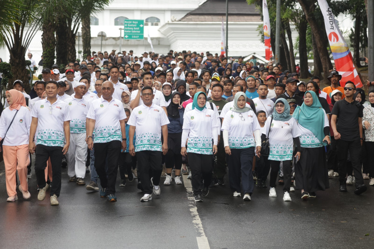 Ribuan Masyarakat dan Wartawan se-Indonesia Meriahkan Jalan Sehat HPN 2026 di Provinsi Banten