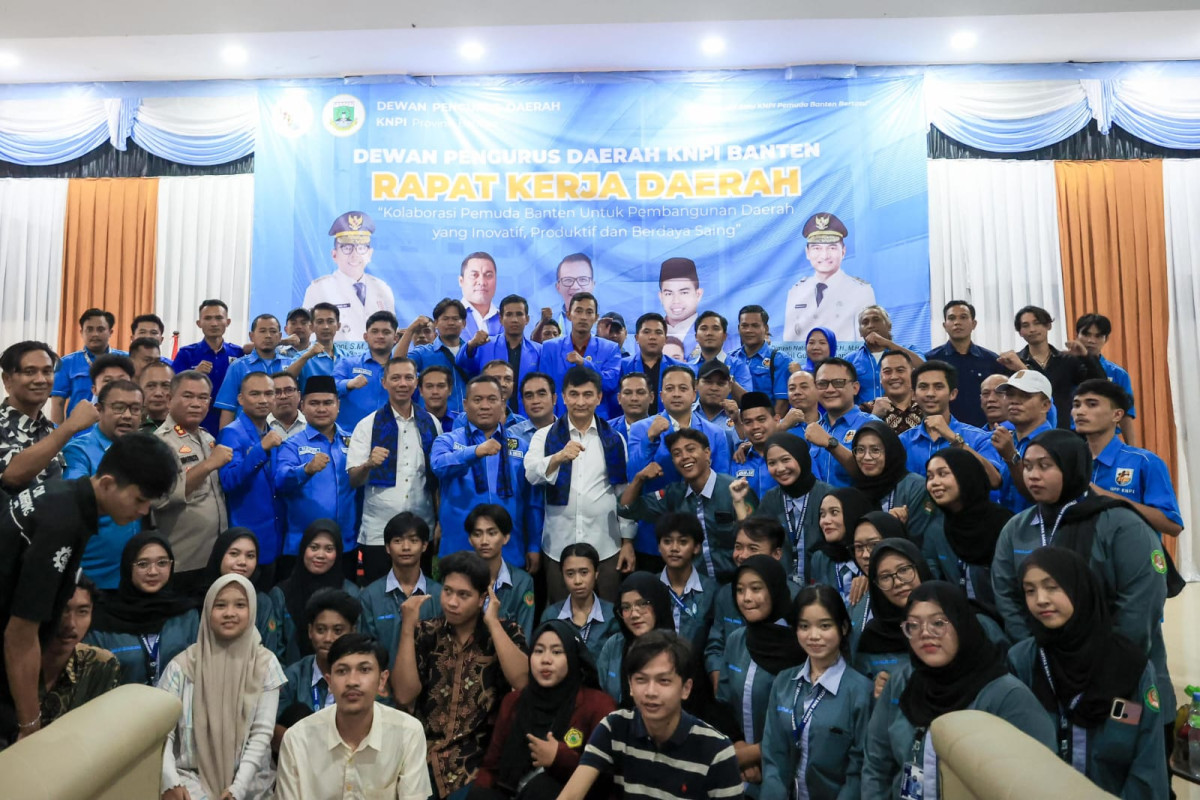 Buka Rakerda KNPI Banten, Wagub Dimyati : Pemuda Pelopor Perubahan