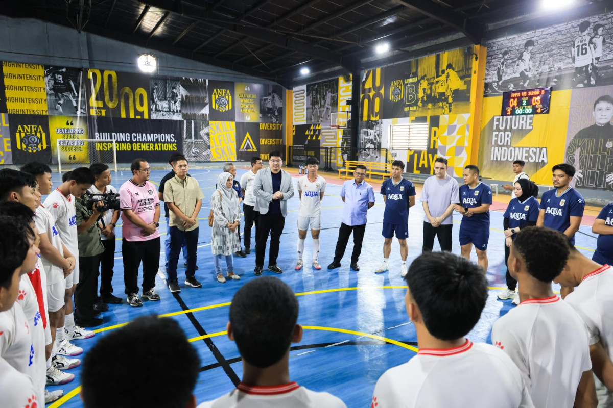 Gubernur Banten Andra Soni Beri Dukungan Semangat ke Timnas Futsal U-17