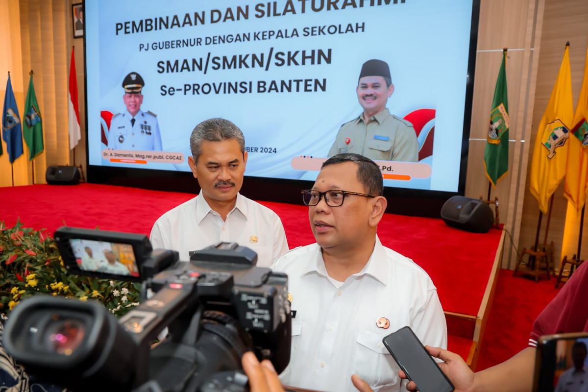 Pj Gubernur Banten A Damenta :  Kepsek Harus Miliki Inovasi Pengajaran