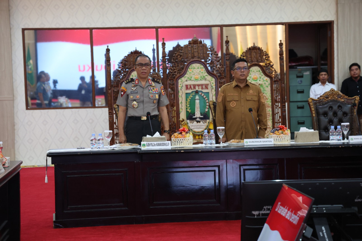Gubernur Banten Andra Soni Terima Kunjungan SSDN Lemhannas RI